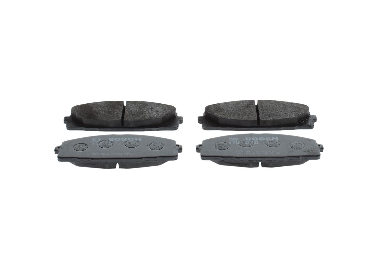 Гальмівні колодки дискові BOSCH 0986495152 - zapix