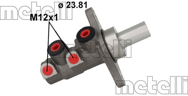 Головний гальмівний циліндр METELLI 051147 - zapix