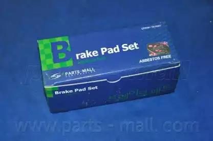 Гальмівні колодки дискові PARTS-MALL PKF010 - zapix