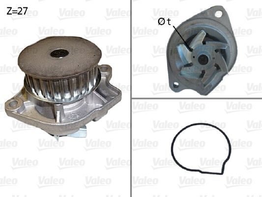 Помпа системи охолодження VALEO 506576