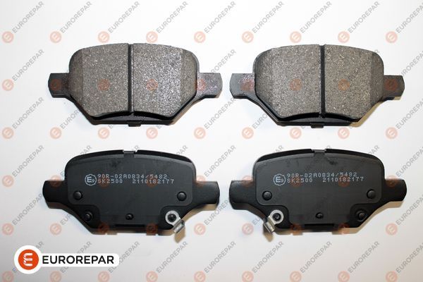 Гальмівні колодки дискові EUROREPAR 1689800580 - zapix