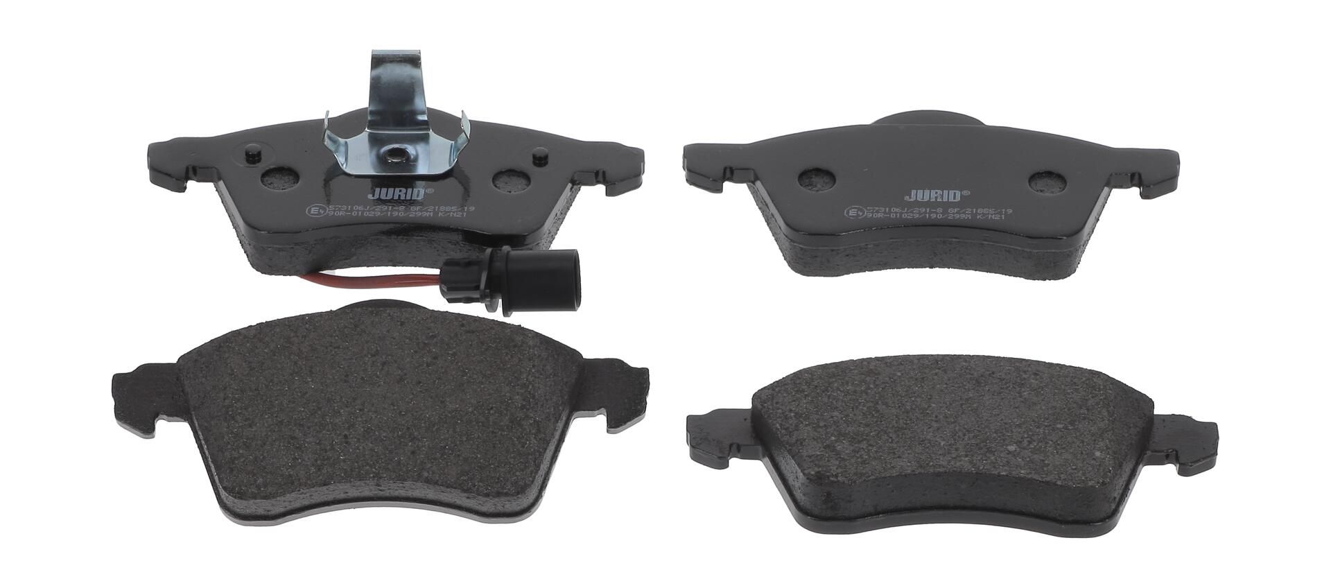 Гальмівні колодки дискові JURID 573106J - zapix