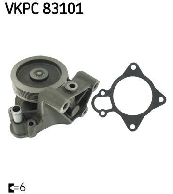 Помпа системи охолодження SKF VKPC83101 - zapix
