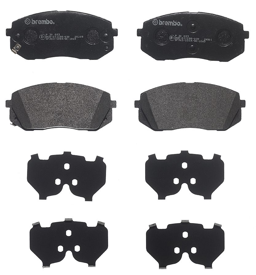 Гальмівні колодки дискові BREMBO P30093 - zapix