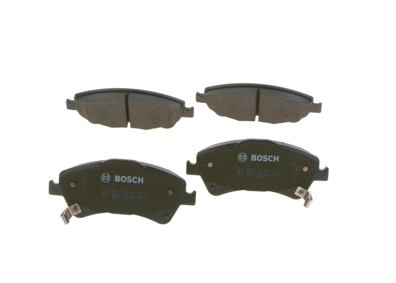 Гальмівні колодки дискові BOSCH 0986494187 - zapix