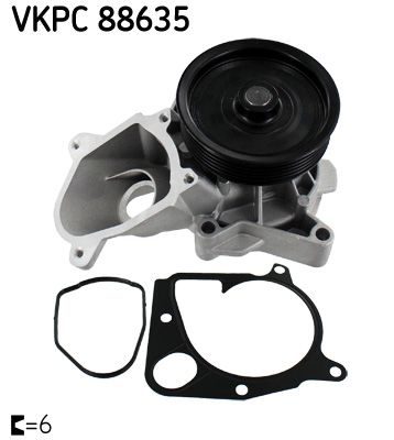 Помпа системи охолодження SKF VKPC88635 - zapix