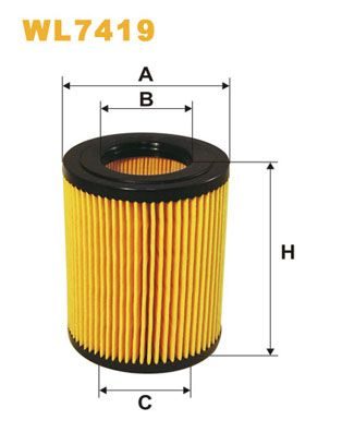 Оливний фільтр WIX FILTERS WL7419 - zapix