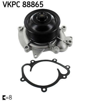 Помпа системи охолодження SKF VKPC88865 - zapix