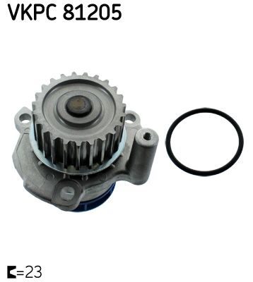 Помпа системи охолодження SKF VKPC81205 - zapix