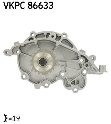 Помпа системи охолодження SKF VKPC86633 - zapix