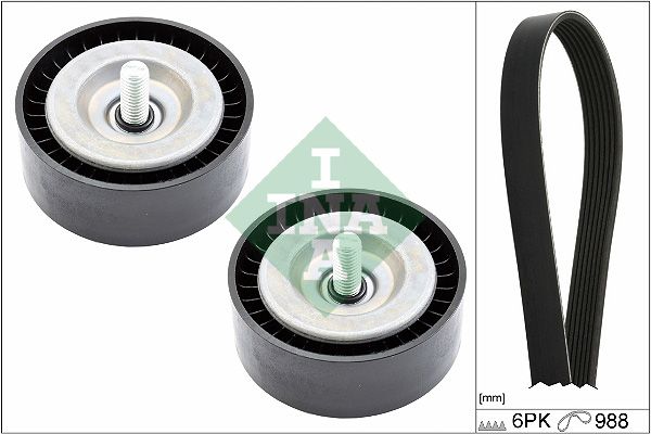 Комплект поліклинових ременів SCHAEFFLER INA 529055810 - zapix