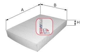 Фільтр салону SOFIMA S3063C - zapix