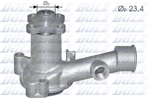 Помпа системи охолодження DOLZ F118 - zapix
