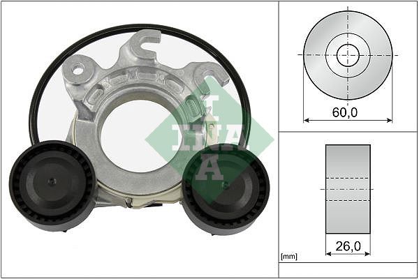 Натяжний пристрій ременя поліклінового SCHAEFFLER INA 534085810 - zapix