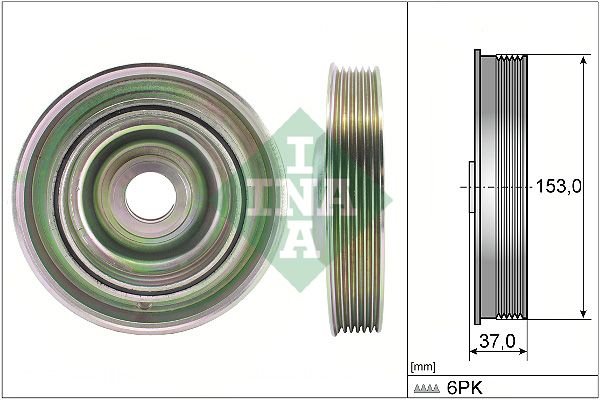 Шків колінвалу SCHAEFFLER INA 544009710 - zapix