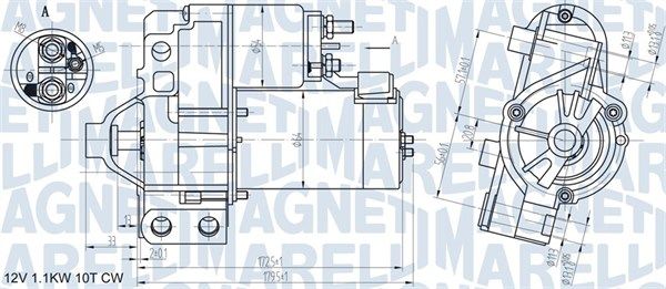 Стартер MAGNETI MARELLI 063721290010 - zapix