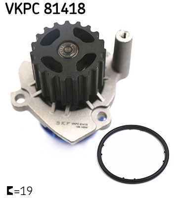 Помпа системи охолодження SKF VKPC81418 - zapix