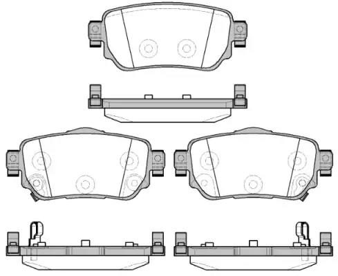 Гальмівні колодки дискові WOKING P1482302 - zapix