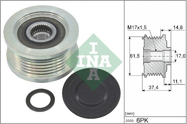 Муфта генератора SCHAEFFLER INA 535034810 - zapix
