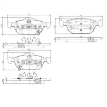 Гальмівні колодки дискові NIPPARTS N3604067 - zapix