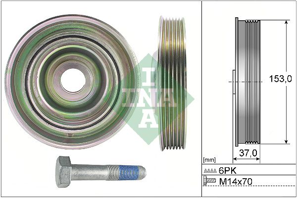 Шків колінвалу SCHAEFFLER INA 544009720 - zapix