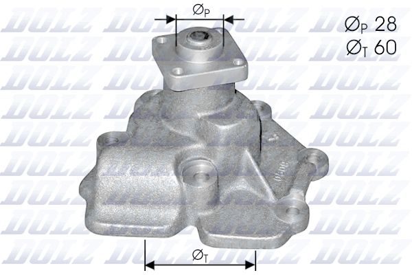 Помпа системи охолодження DOLZ F114 - zapix
