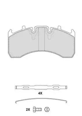 Гальмівні колодки дискові BERAL 2916930004145624 - zapix