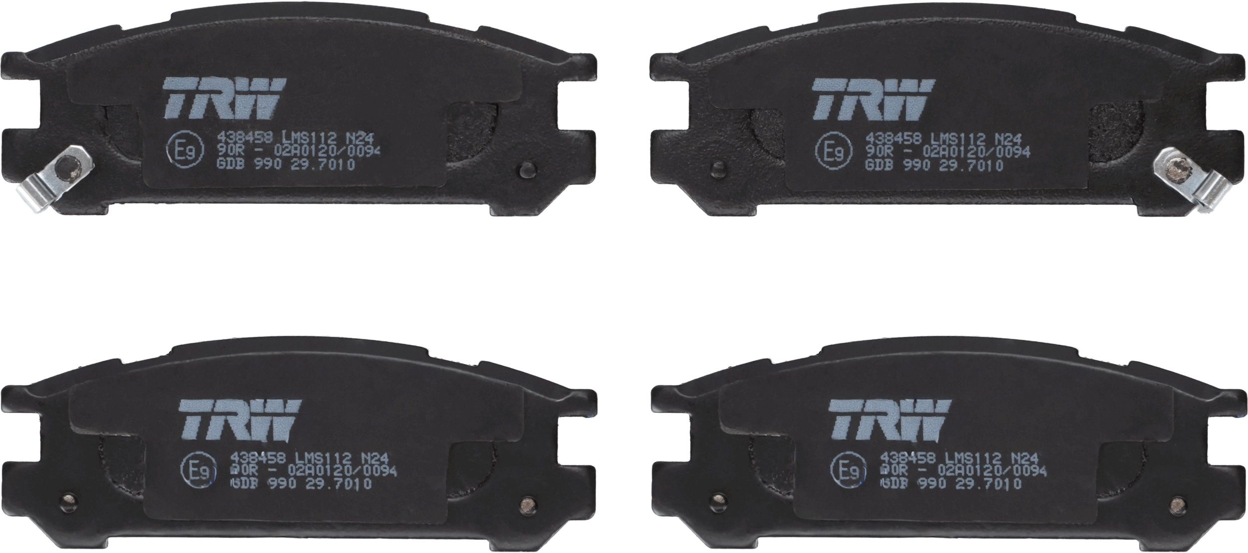Гальмівні колодки дискові TRW GDB990 - zapix