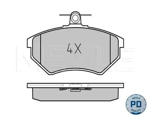 Гальмівні колодки дискові MEYLE 0252016819PD - zapix