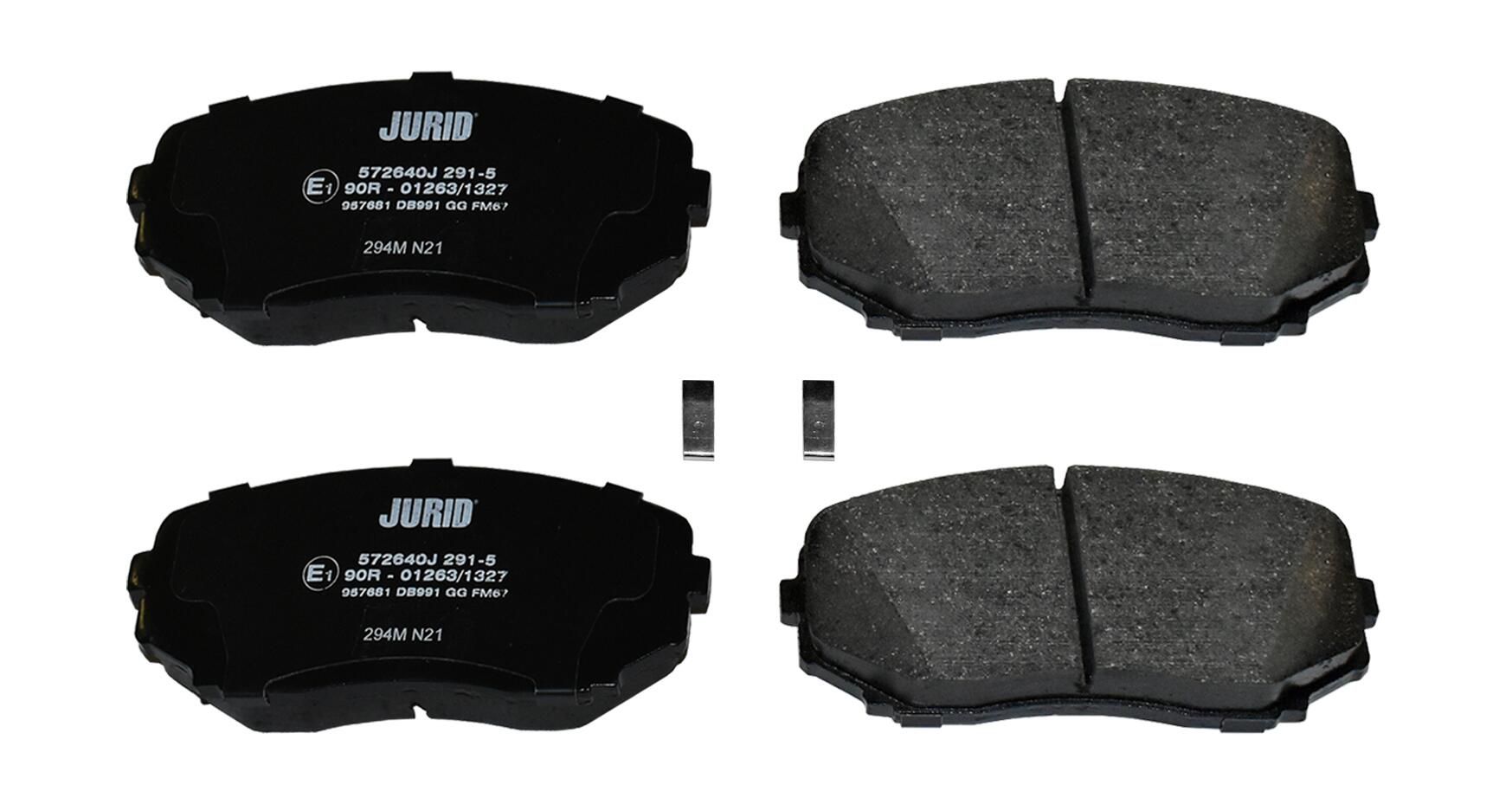 Гальмівні колодки дискові JURID 572640J - zapix