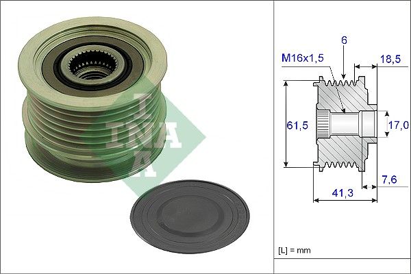 Муфта генератора SCHAEFFLER INA 535023410 - zapix