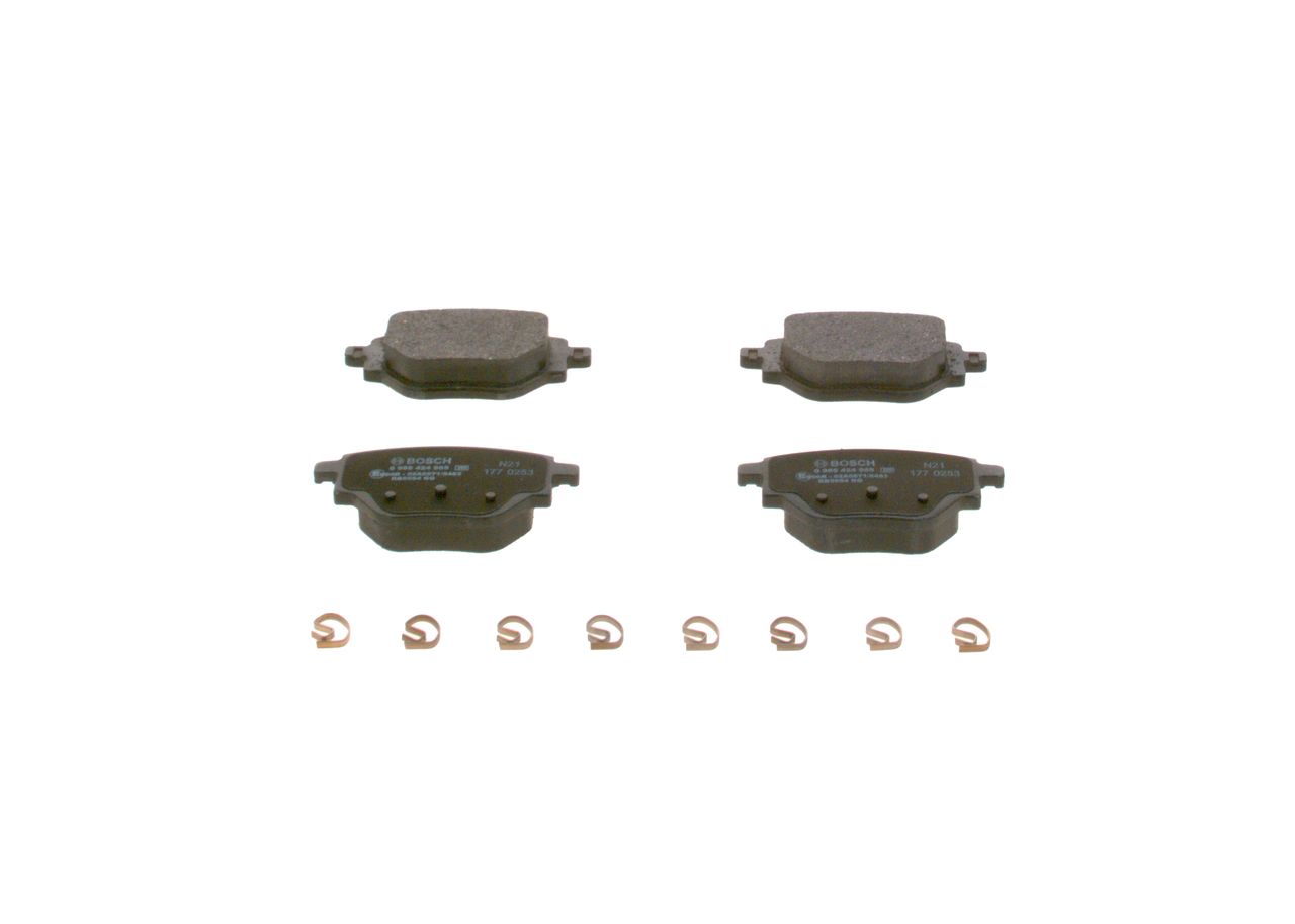 Гальмівні колодки дискові BOSCH 0986424988 - zapix