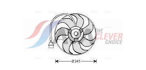 Вентилятор системи охолодження AVA QUALITY COOLING AI7509 - zapix