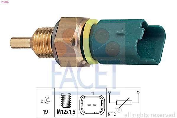 Датчик температури охолоджуючої рідини FACET 73276 - zapix