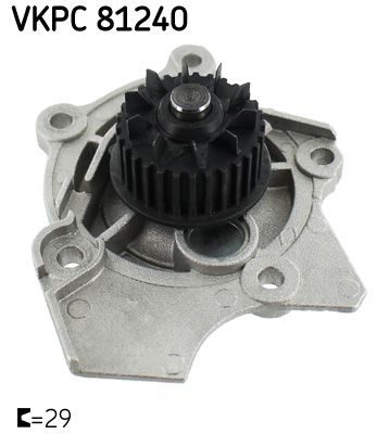 Помпа системи охолодження SKF VKPC81240 - zapix