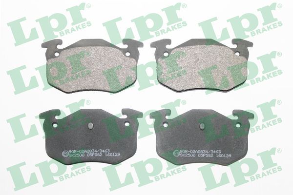 Тормозные колодки дисковые LPR 05P582