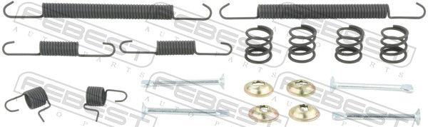 Монтажний комплект барабанних гальмівних колодок FEBEST 0204B10RSRKIT - zapix