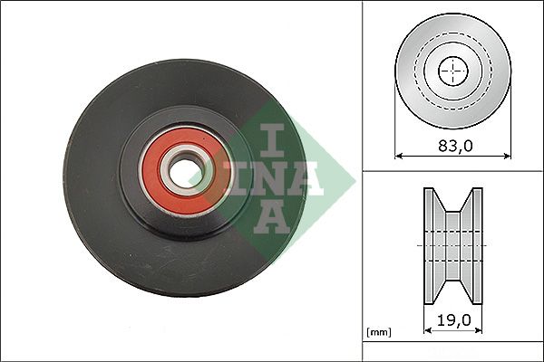 Ролик натяжний ременя приводного SCHAEFFLER INA 531093910 - zapix