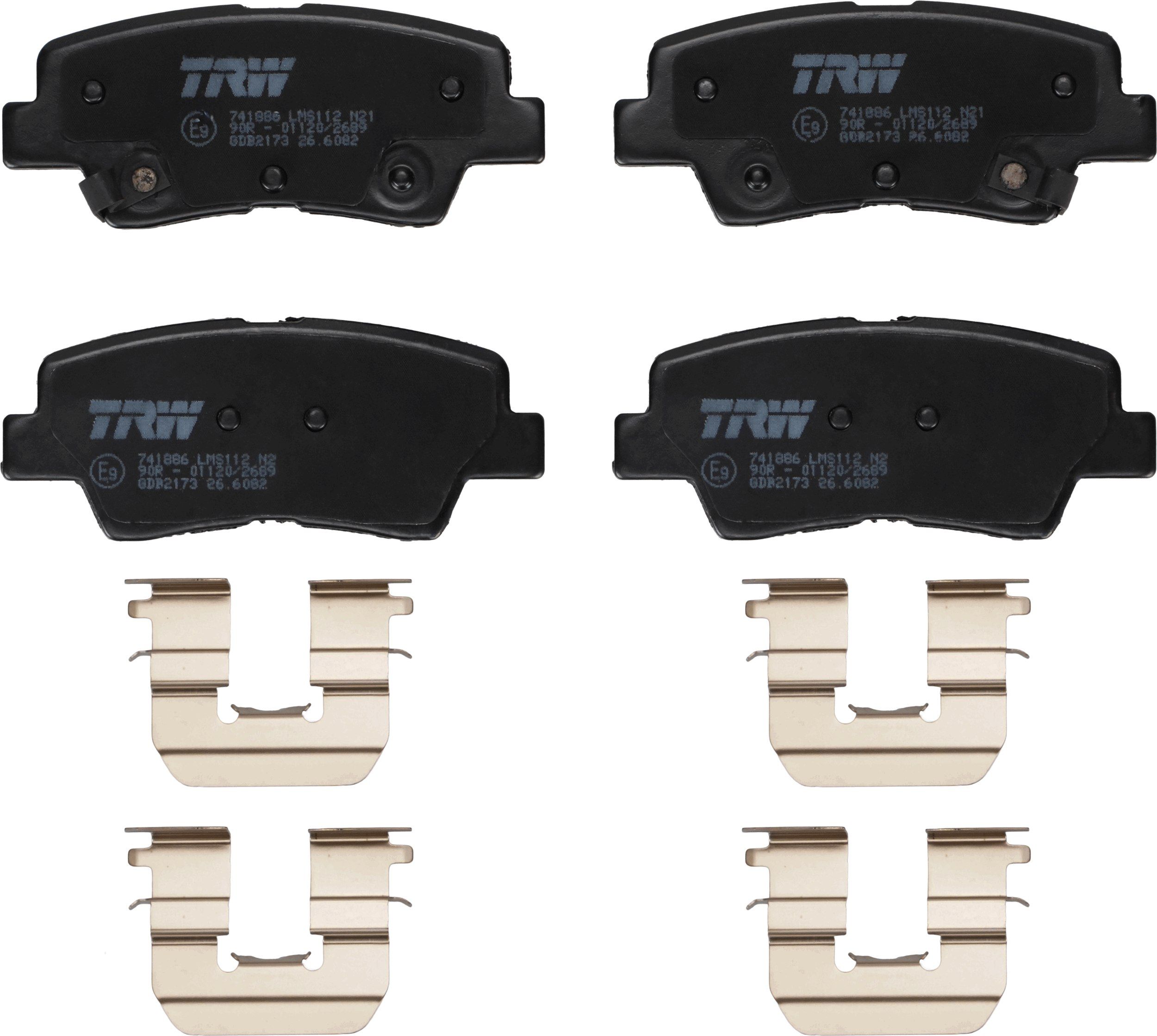 Тормозные колодки дисковые TRW GDB2173