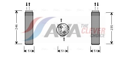 Осушувач кондиціонера AVA QUALITY COOLING RTD094 - zapix