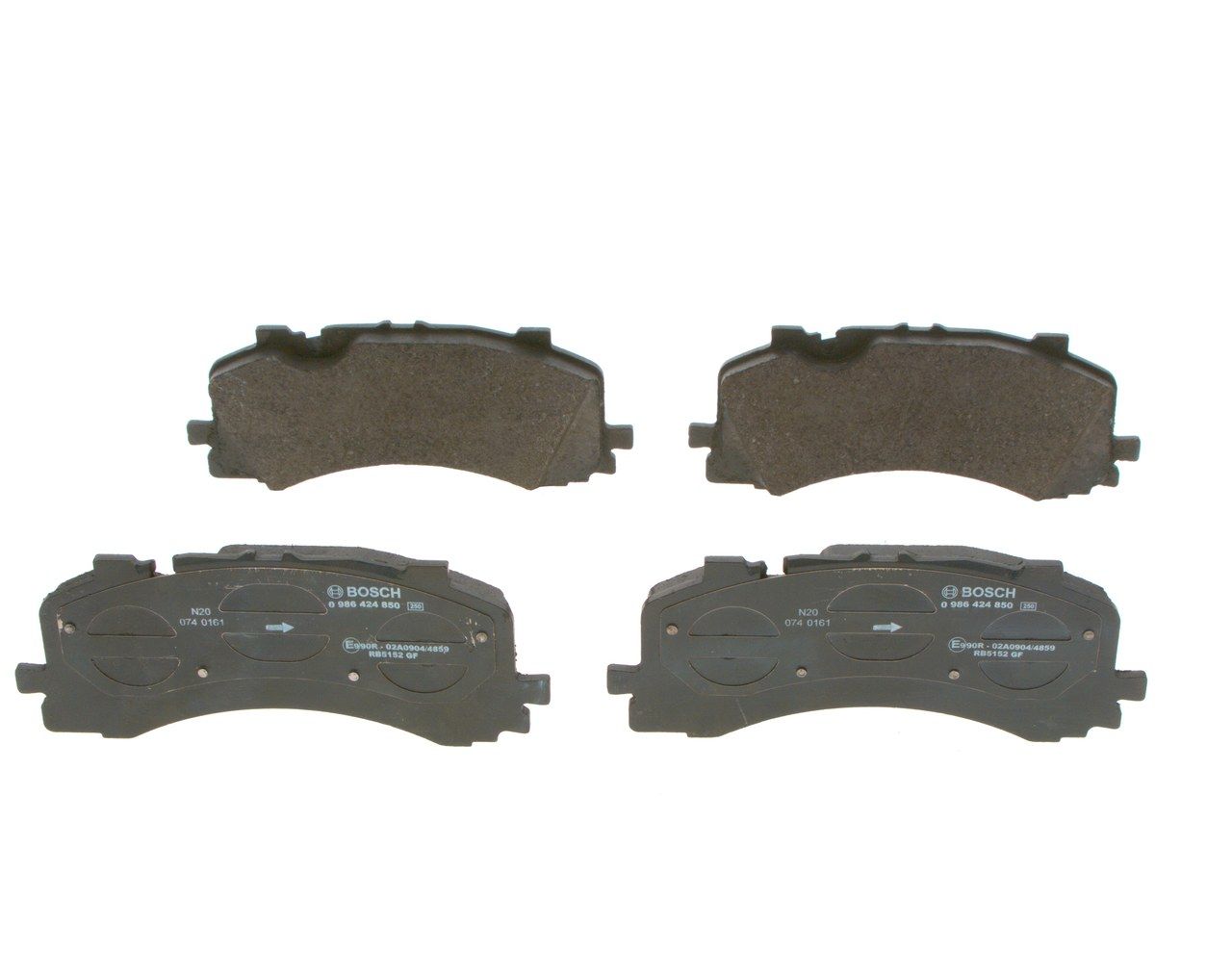 Гальмівні колодки дискові BOSCH 0986424850 - zapix
