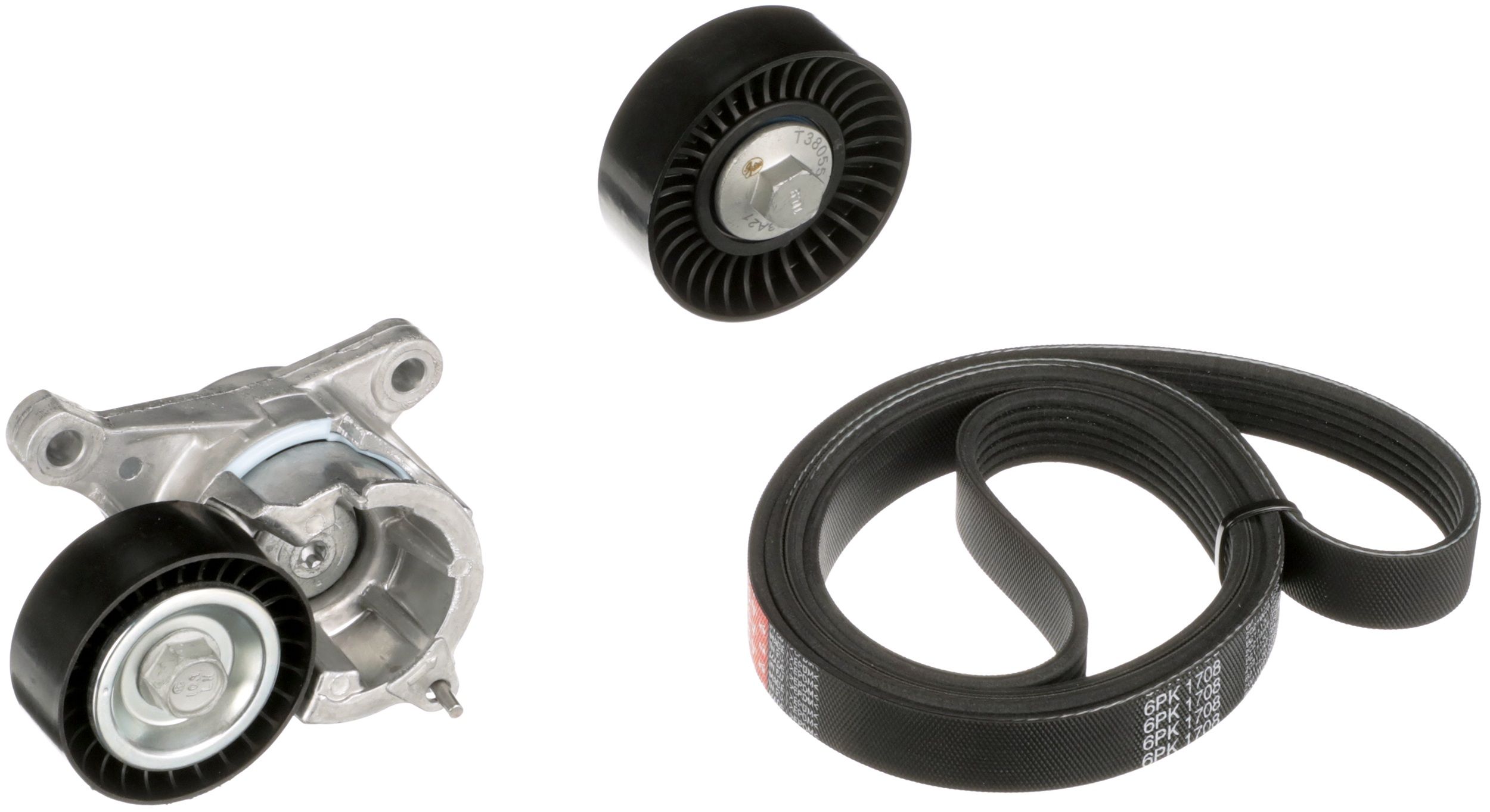 Комплект поліклинових ременів GATES K016PK1708 - zapix