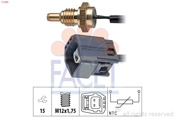 Датчик температури охолоджуючої рідини FACET 73295 - zapix