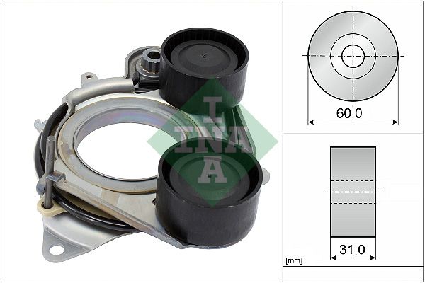 Натяжний пристрій ременя поліклінового SCHAEFFLER INA 534079310 - zapix