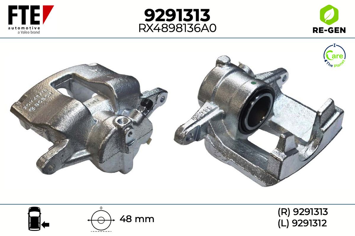 Гальмівний супорт FTE 9291313 - zapix