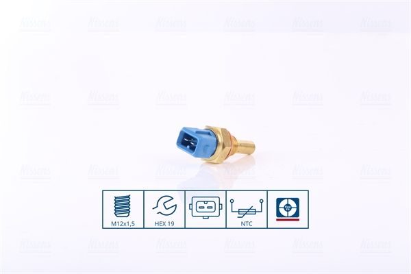 Датчик температури охолоджуючої рідини NISSENS 207076 - zapix