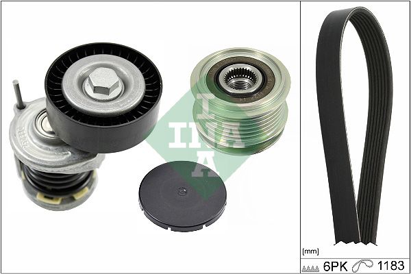 Комплект поліклинових ременів SCHAEFFLER INA 529046620 - zapix