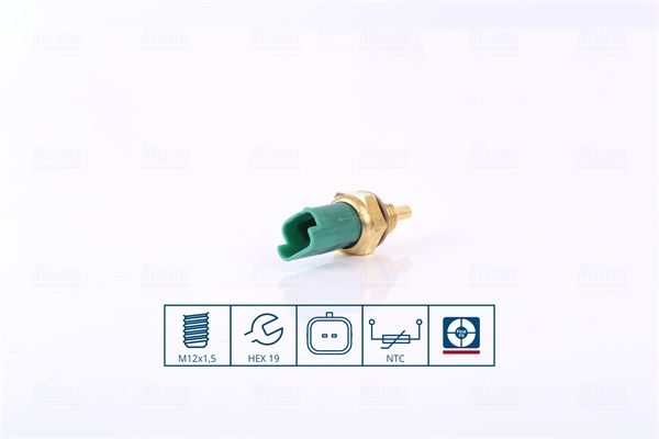 Датчик температури охолоджуючої рідини NISSENS 207087 - zapix