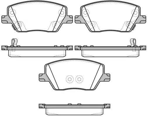 Гальмівні колодки дискові WOKING P1795302 - zapix
