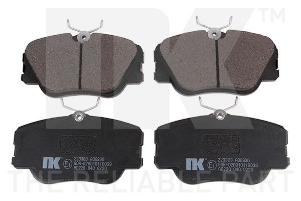 Тормозные колодки дисковые NK 223308